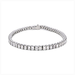 Tennis Bracelet Radiant Cut 11.32cts Platinum 950